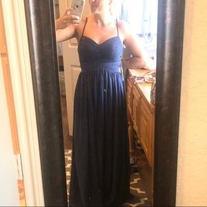 Bridesmaid Dress. JJ House. Stormy Blue. Size 6